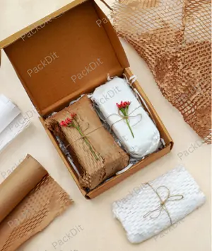 Honeycomb Paper Roll | 20 inch wide | 20 meter length | 20"x20M | Brown