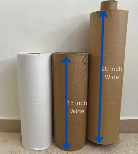 Honeycomb Paper Roll | 20 inch wide | 100 meter length | 20"x100M | Brown
